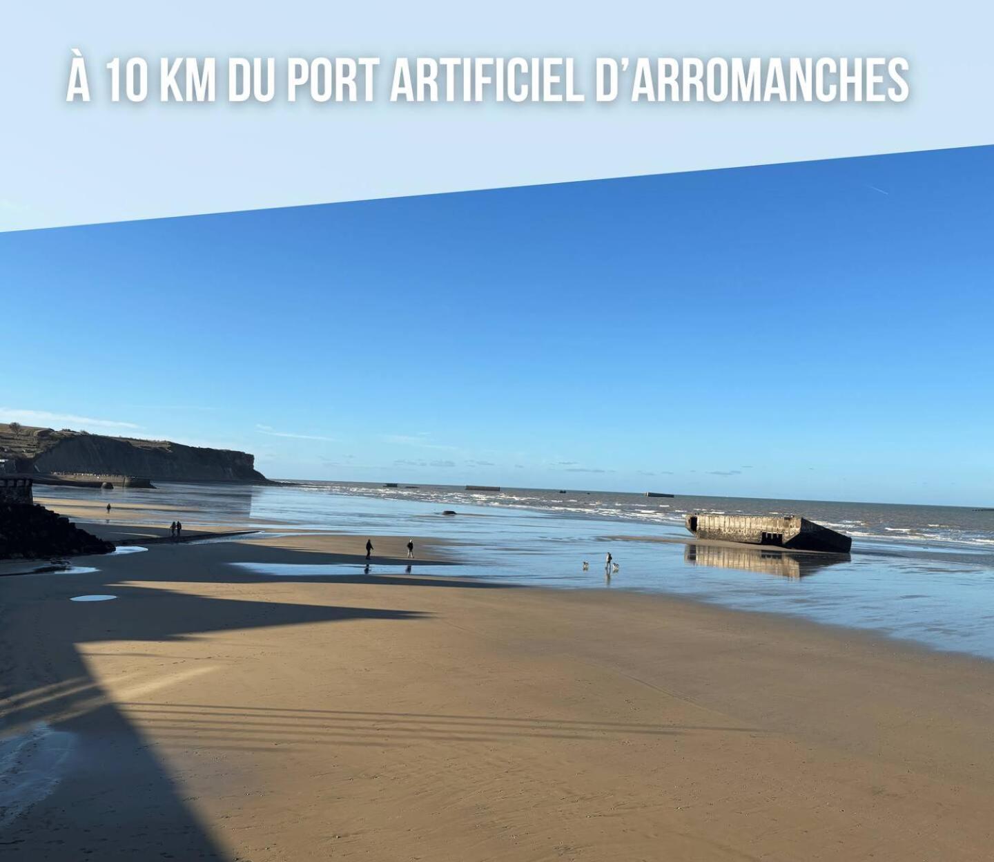 Les Remparts Apt Spacieux 1 Er Etage Renove Joliment Decore Bien Equipe Plein Centre Bayeux Proche Plages Du Debarquement Parking Gratuit A Proximite Eksteriør billede